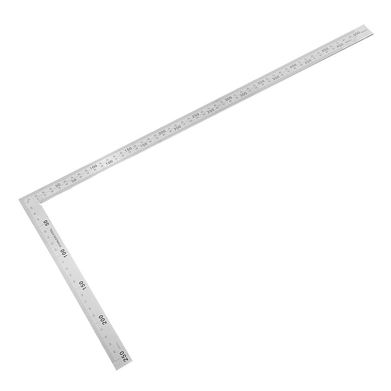 250mm Right Angle Ruler Multi Function Mahogany Thickened