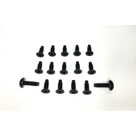 16 pcs Windshield Bolts and Hinge Stoppers / Compatible with Jeep Wrangler TJ 1997-2006