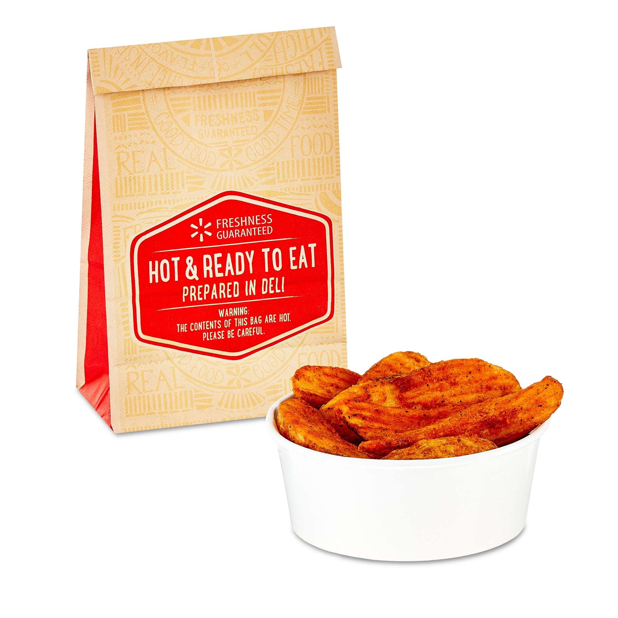 Freshness Guaranteed Hot and Ready-to-Eat Potato Wedges, 4 oz