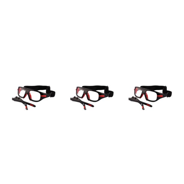 Jumpingount Gafas deportivas ligeras y duraderas para un estilo de vida activo Gafas de seguridad Gafas de seguridad Gafas multifuncionales Negro Type1 NO1