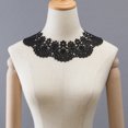 thumbnail image 2 of Cuello de encaje negro desmontable para mujer, elegante diseño hueco, 2 of 2