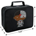 thumbnail image 2 of Justice League Cyborg Cute Chibi Character Insulated Soft Sided Lunch Box - Reusable Lunch Bag For School Office Work, BPA Free, 2 of 5