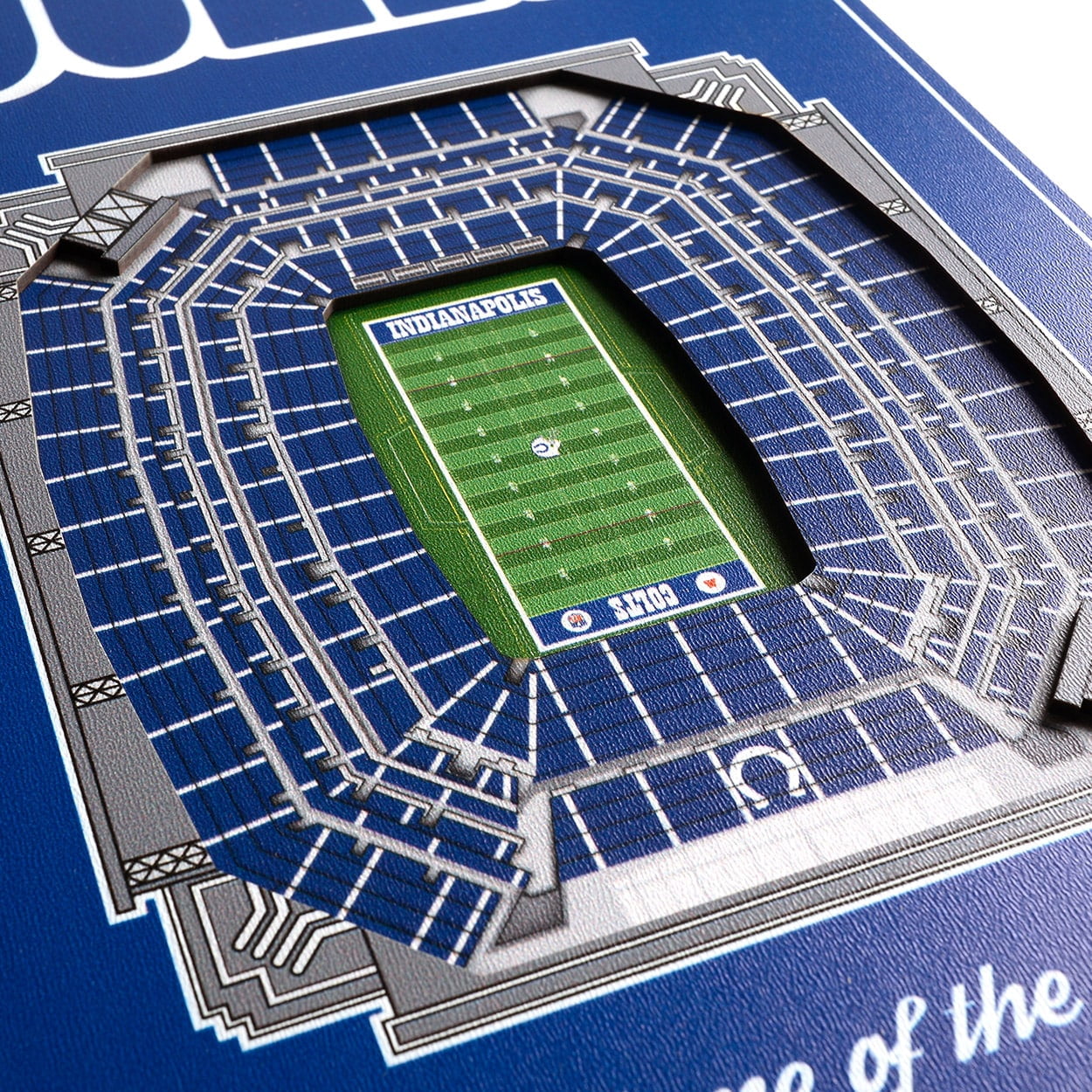 YouTheFan NFL Indianapolis Colts 8x32 Stadium View Banner