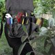thumbnail image 3 of 1pcs Gardening Belt Waist Bag, Tool Bag with Multi Pockets, Professional Adjustable Waterproof Oxford Tool Belt Bag, for Home, Garden, Cleaning (Black, 3 of 5