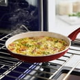 thumbnail image 4 of GreenPan Rio Ceramic Nonstick 8" Frypan with Spatula | Red, 4 of 6