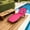 Pink, variant on Aimee Lii Beach Chaise Lounge Chair with Face Hole and Removable Pillow, Patio Loungers, Pink