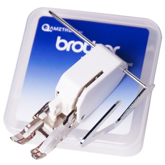 Walking Foot Presser Foot– Precision Sewing Attachment W/Guide for Brother Sewing Machines Even Feeding Quilting and Sewing
