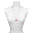 thumbnail image 3 of Delight Jewelry Silvertone Large Softball Pitcher - Red Heart Nurse Strong Zoe Necklace, 3 of 4