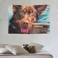 thumbnail image 3 of Aristuring Surprised Dog Tapestry 60x40in Soft Durable Skin-Friendly Lightweight Indoor Outdoor Home Decor 60x40in, 3 of 7
