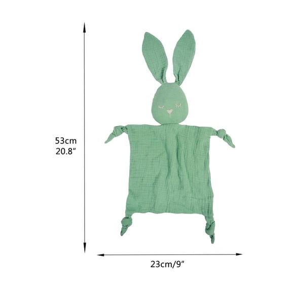 Manta de seguridad para bebé, manta de confort para bebé, manta de confort para bebé, juguete de peluche de conejo, tecnología avanzada