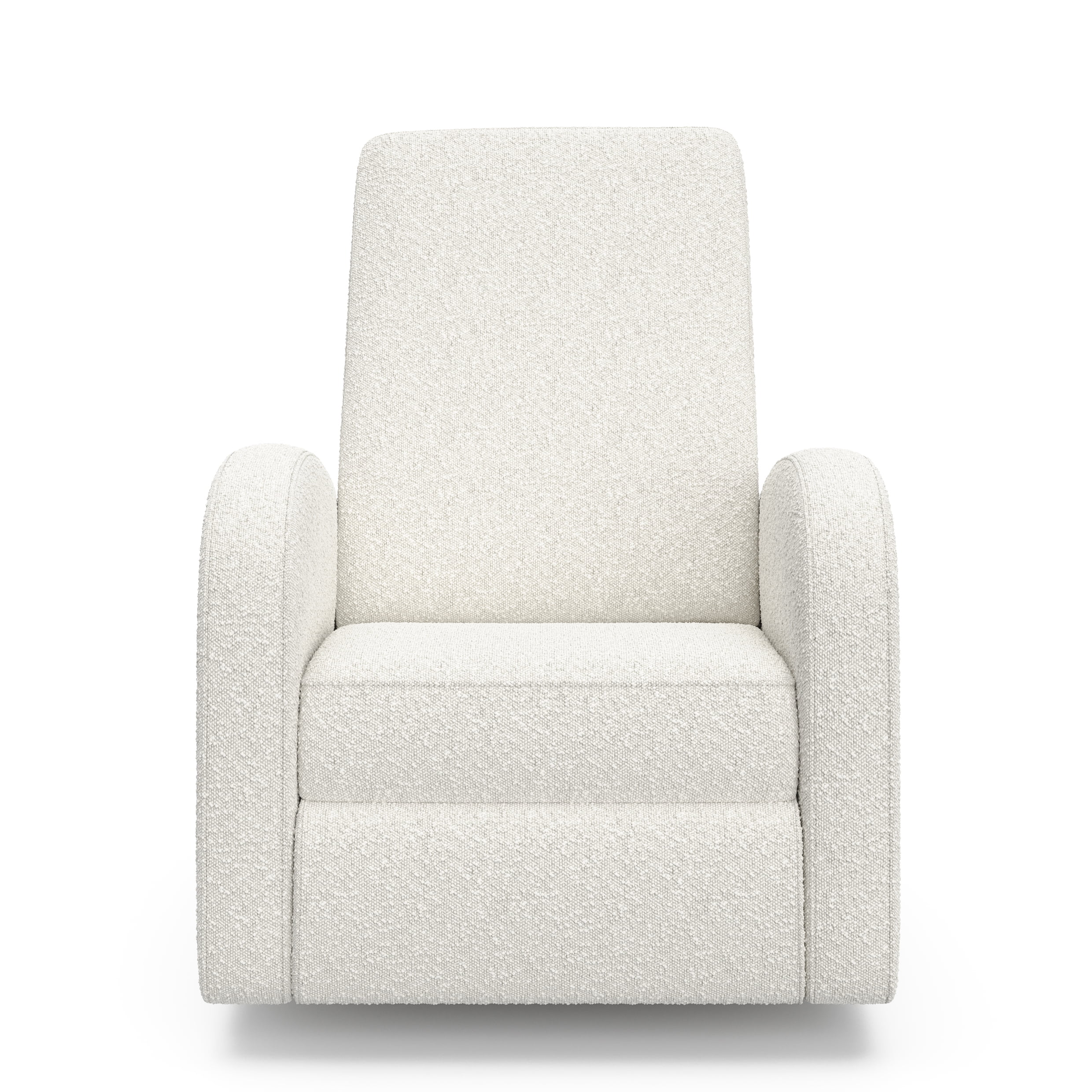 Storkcraft Santa Monica Infant Power Recliner Swivel Glider with USB, Ivory Boucle