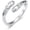 Style A, variant on Hug Ring for Women 925 Sterling Silver Adjustable Hugging Hands Open Love Promise Friendship Ring Always with You