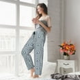 thumbnail image 4 of KLL Womens Nautical1 Print Pajama Pants Soft Pajama Bottoms for Women Cozy Lounge Pants, 4 of 5