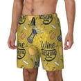 thumbnail image 2 of Daiia White Wine Seamless Mens Swim Trunks Swim Shorts Quick Dry Swim Shorts with Mesh Lining Pockets-X-Large, 2 of 9