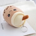 thumbnail image 4 of Bubble Milk Tea Keychain 2pcs Cute Simulation Drink Keychain Mini Bubble Tea Cup Plush Toy Pendant Stuffed Kawaii Bag Decor Birthday Gift, 4 of 7