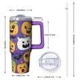 thumbnail image 2 of Halloween Spooky Spider 30 Oz Tumbler with Handle and Straw, Gothic Stainless Steel Cup, Holiday Gift Mug, 2 of 5
