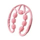 thumbnail image 4 of Rodillo muscular para piernas, equipo de masaje, rodillo de piernas de 7 ruedas para muslos Rosa, 4 of 9