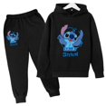 thumbnail image 3 of Conjunto de sudaderas con capucha y pantalones de punto para niños y niñas, sudaderas con capucha y punto para niños y niñas, ropa de moda para niños, 3 of 5