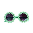thumbnail image 2 of Toddler Girls Round Flower Sunglasses Kids Flower Polarized Sunglasses Cute Glasses UV 400 Protection for Outdoor Beach Holiday Glasses Shades Baby Girls Boys Age 2-10, 2 of 6