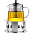 thumbnail image 3 of Calentador, Calentador De Té, Calentador De Té, Calentador Para Tetera, Calentador De Té De Acero Inoxidable, Calentador De Alimentos Plato Calefactor Posavasos De Té Calentador, Plata, 3 of 5