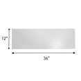 thumbnail image 3 of SSWBasics Laminated White Melamine Shelf Board  36”L x 12”W  Durable and Sleek Cabinet Replacement Shelves  Sturdy and Stylish Shelf Boards for Retail  Thrift  Business  Home  or Office, 3 of 7