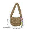 thumbnail image 3 of Bolso de hombro compuesto Resistencia al desgaste Púrpura Mujeres Damas Compras (Café) Tmvgtek Para Estrenar, 3 of 3
