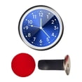 thumbnail image 3 of deevoka 6xCar Dashboard Clock Luminous Small Car Decoration for Car Air Vent Clip Blue, 3 of 9