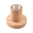 thumbnail image 1 of Solid Wood Table Lamp Base E27 220V Wooden Light Holder w/Switch Line (C), 1 of 7