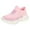 Pink, variant on Gubotare Toddler Shoes Toddler Boys Girls Sneaker Slip On Shoes Kids Lightweight Breathable Walking Shoes Size 1 (Black,Big Kids 1)