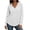 White, variant on Hoodies for Women V Neck Waffle Knitted Long Sleeve Drawstring Pullover Sweatshirt Casual Fall Winter Top