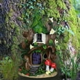 thumbnail image 5 of JoyMoreHome Fairy Garden House 鈥?Fairy House for Outside 鈥搘ith Door That Opens 鈥?Sturdy Fairy Garden Building 鈥?Lovely Miniature Garden Accessories Supplies, 5 of 5