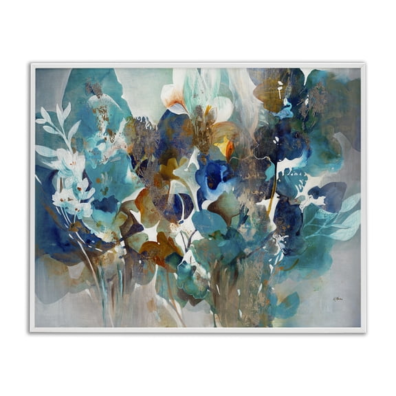 Stupell Industries Eclectic Mixed Floral Petals Arrangement White Framed Giclee Art, 20 x 16, by K. Nari