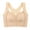 Beige, variant on ,Seamless Bras for Women No Underwire Button Front Closure Bras Soft Comfy Shaping Posture Corrector Beauty Back Bralettes Plus Size Stretch Thin Breathable Vest Type Bra Black M