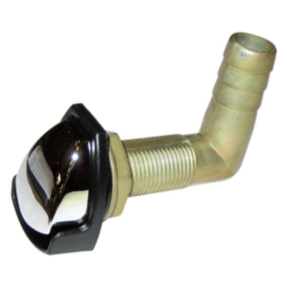 6" Black and Gold Perko Gas Tank Vent with Swivel Elbow