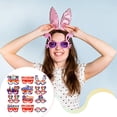 thumbnail image 2 of Qarigey Gafas de Fiesta Temática accesorios divertidos para fotos decoración orgullo fotografía carnaval Iris accesorios para gafas Type1 NO1, 2 of 6