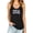 Black Tank Top, variant on USA Est 1776 Floral Tank Top for Women & Teens Patriotic Faux Embroidery Red White and Blue Tee White Tank Top Large