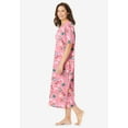 thumbnail image 3 of Dreams & Co. Plus Size Long Print Sleepshirt, 3 of 6