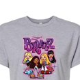 thumbnail image 3 of Bratz - Classic Cartoon Dolls - Juniors Cropped Cotton Blend T-Shirt, 3 of 5