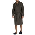 thumbnail image 5 of Tommy Hilfiger Icon Bathrobe, Grey, 5 of 6