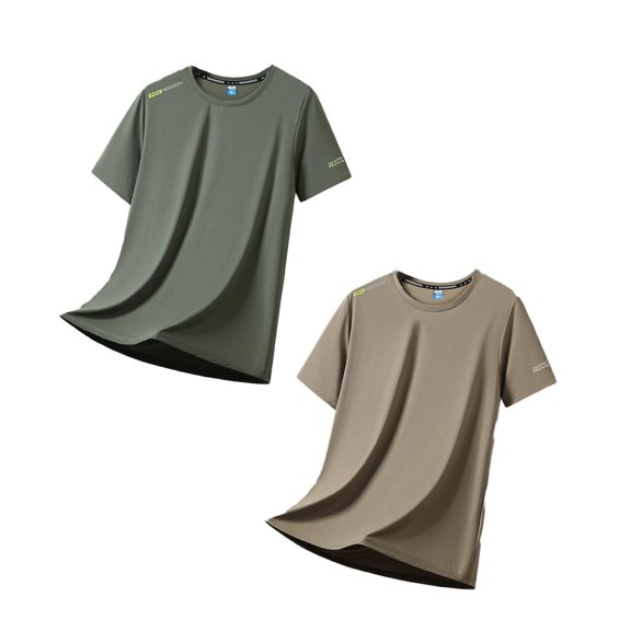 Mens Shorts Quick Drying Short Sleeve T-Shirt Lightweight Workout T Shirts for Gym,Athletic,Running
