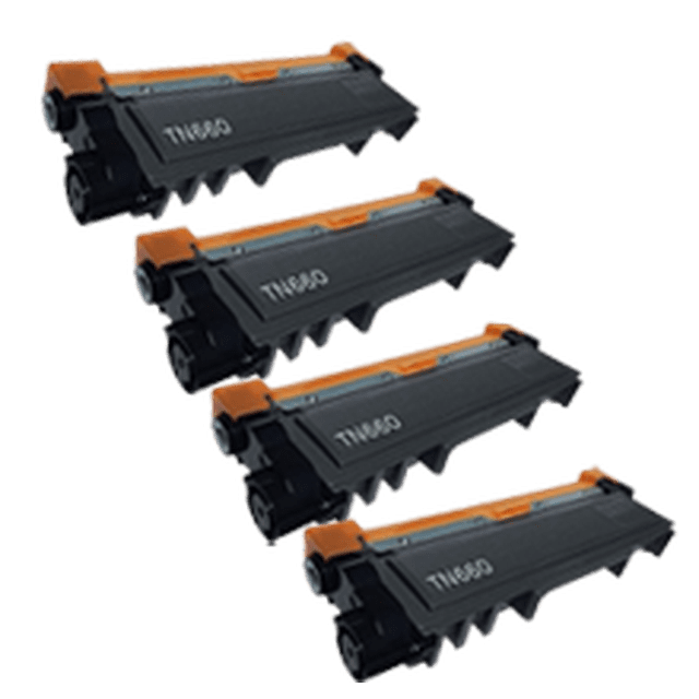 Zoomtoner Compatible PACK of 4-Brother TN660 Laser Toner Cartridge Black High Yield for Brother HL-L2320