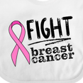 thumbnail image 4 of Inktastic Fight Breast Cancer Pink Ribbon Boys or Girls Baby Bib, 4 of 4