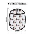 thumbnail image 3 of Pofeuu Dachshund On A Skateboard Print Silicone Pot Mat Mitten With Hanging Loop Heat Resistant Oven Mitts Non-Slip Bbq Baking Smoking Potholders, 3 of 7