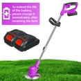 thumbnail image 6 of KingFurt 3-in-1 Wheel Edger Mini-Mower, Electric Weed Wacker 2x1.5A Battery Powered, 6 of 10