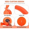 thumbnail image 4 of ONTA Kids Headphones for Boys Girls - Child Student Headset Wired plug Toddler Earphones School Teen on Ear for Computer | Laptop | Plane Travel | Game,orange, 4 of 10