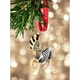 thumbnail image 3 of ORNAMENT Madagascar Marty Zebra Figure Figurine Dangler Charm Holiday Gift 3”, 3 of 3