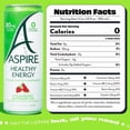 thumbnail image 3 of ASPIRE® Strawberry Watermelon, Healthy Energy Drink 80mg Natural Caffeine, Zero Sugar No Carbs Keto Friendly, 12 Pack Green Tea Sugar Free Drink Low Caffeine Zero Calorie, 3 of 6