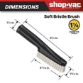 thumbnail image 4 of Shop-Vac Brush and Flexible Crevice Tool Attachment Set, Model 8011848, 4 of 10