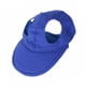 thumbnail image 2 of Gorra de béisbol para mascotas con orificios para las orejas, protección solar, cómoda y agradable para la piel, sombrero deportivo para cachorros y perros, color azul, 2 of 12