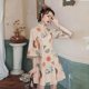 thumbnail image 1 of Plus Size Dress For Women Students Spring And Summer A-line Skirt Chinese Style TemperamentL 55-60Kg, 1 of 4
